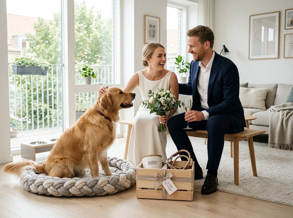 You are currently viewing Når kæledyret er en del af familien, kan bryllupsgaven godt tænke praktisk